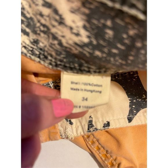 Sperry Top Sider Swim Trunks Sz 34 Orange Board Shorts Bathing Suit - Picture 5 of 10